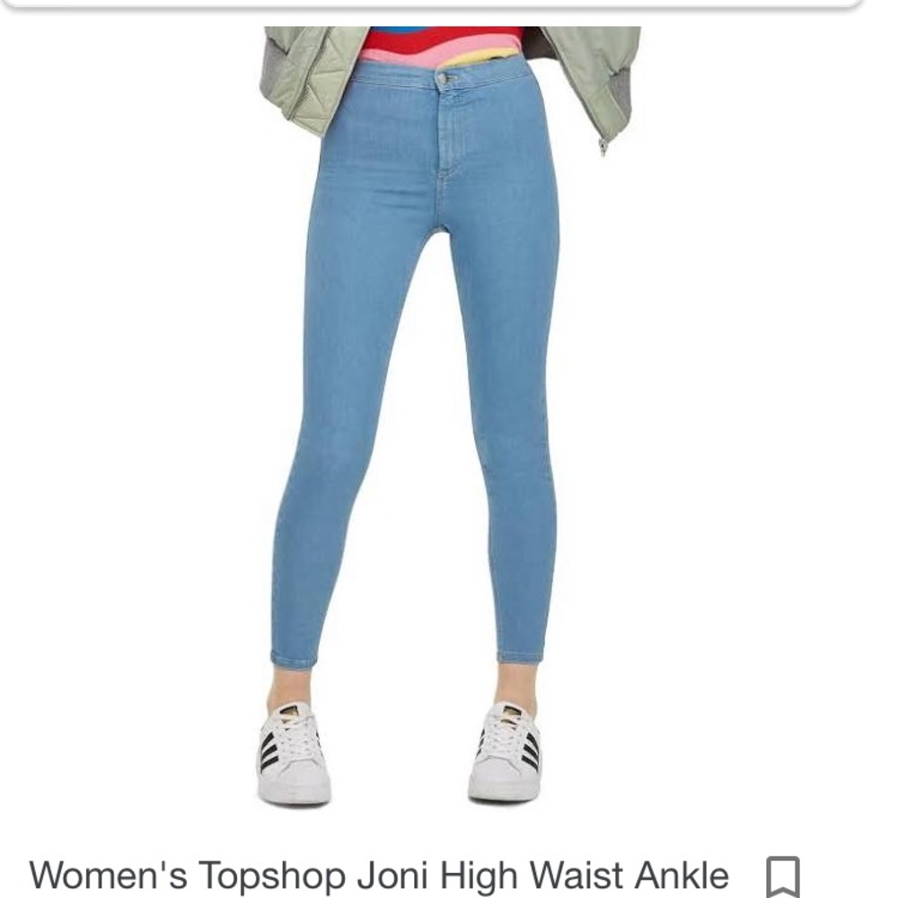 Topshop High Rise Joni Jeans